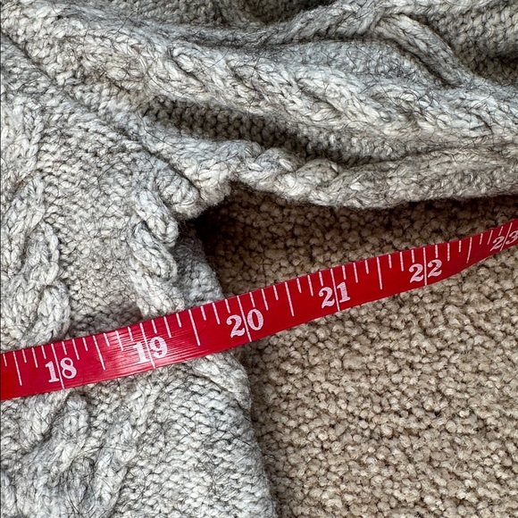 Banana Republic Yak Hair Blend Cable Knit Shawl Pulllover Sweater - Picture 7 of 7